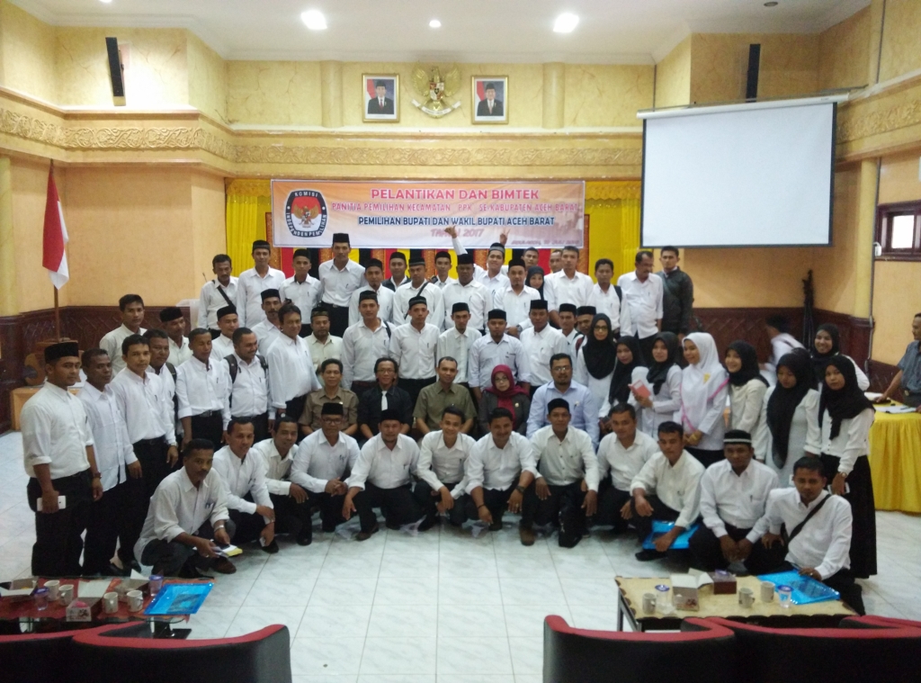 Pelantikan PPK Se-Kabupaten Aceh Barat