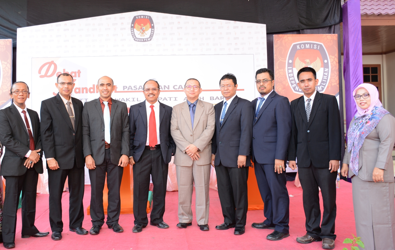 Komisioner, Panelis dan Moderator Debat Kandidat Pilkada Aceh Barat 2017